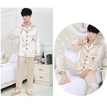 Amazon | [YYQ-SHOP] パジャマ メンズ 長袖 ルームウェア 上下
